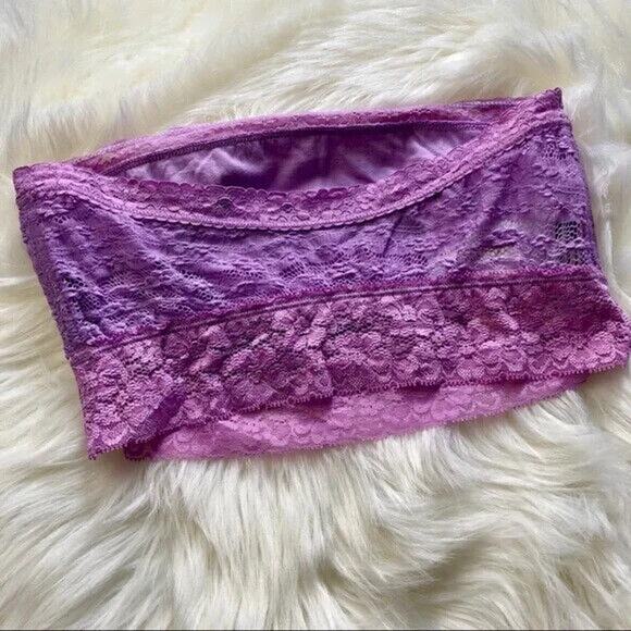 Free People Lace Bandeau - Light Purple - Picture 8 of 8